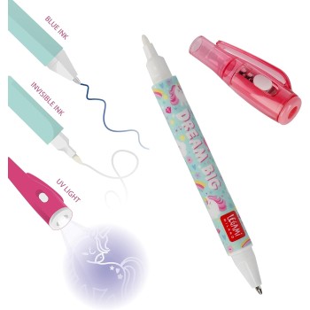 Legami Μαγικό Στυλό Με Αόρατο Μελάνι Μονόκερος Unicorn Theme MIN0001 8053610786040