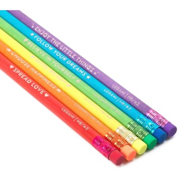 Legami Happiness For Every Day - Set Of 6 Hb Graphite Pencils RPS0001 8054117621346