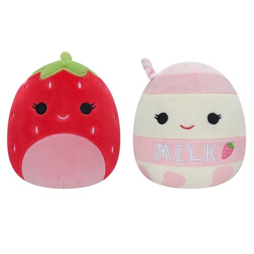 Kelly Toy Squishmallows-Flipmallows 13Cm Strawberry And Strawberry Milk JWSQ0082 196566163034