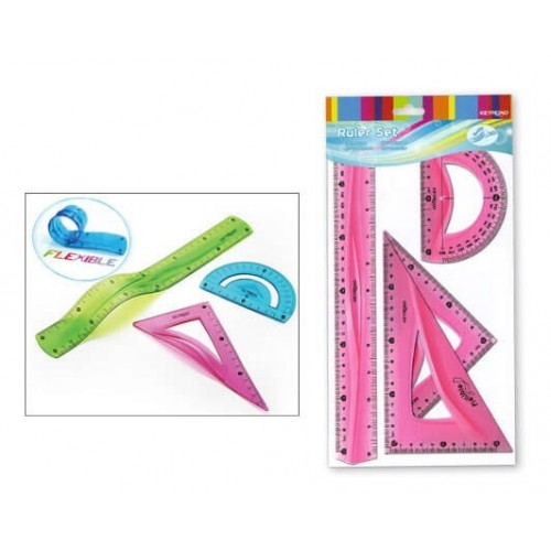 Keyroad Σετ Γεωμετρίας 4Τ Ευκαμπτο 30Εκ. 300.971105 6954884533380