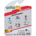 Jazwares Pokemon Figures (2X5cm K 1X7.5Cm) - Wooloo, Carvanha And Jolteon JW095155-W16 / 3 191726481294