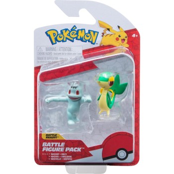 Jazwares Pokemon  W14 - Machop And Snivy JW095007-W14 / PKW3002 191726480815