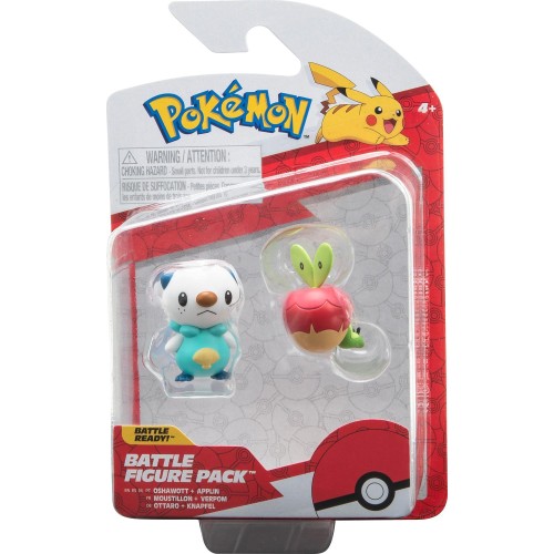Jazwares Pokemon Figures W14 - Oshawott And Applin JW095007-W14 / 2 191726480792