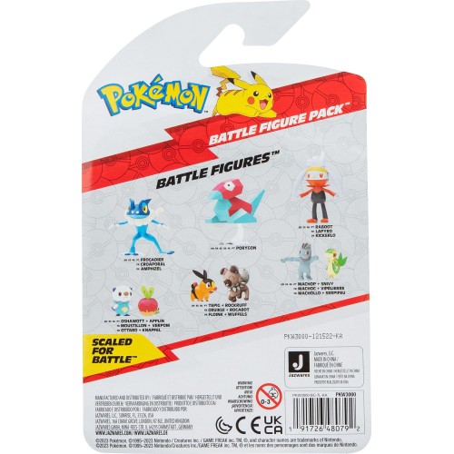 Jazwares Pokemon Figures W14 - Oshawott And Applin JW095007-W14 / 2 191726480792