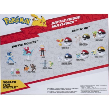 Jazwares Pokemon Figures Pichu, Piplup, Chimchar, Turtwig, Deino And Jigglypuff JW002469-W05 191726481409