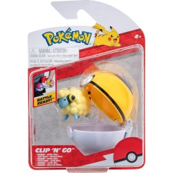 Jazwares Pokemon Poke Ball Clip N Go W14 - Mareep K Level Ball JW095057-W14 / 5 191726482901