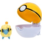Jazwares Pokemon Poke Ball Clip N Go Με Φιγούρα W14 - Mareep K Level Ball JW095057-W14 / 5 191726482901