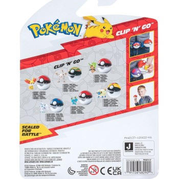 Jazwares Pokemon Poke Ball Clip N Go Με Φιγούρα W14 - Mareep K Level Ball JW095057-W14 / 5 191726482901