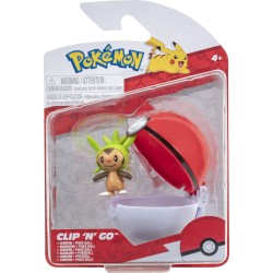 Jazwares Pokemon Poke Ball Clip N Go W14 - Chespin K Poke Ball JW095057-W14 / 6 191726482871