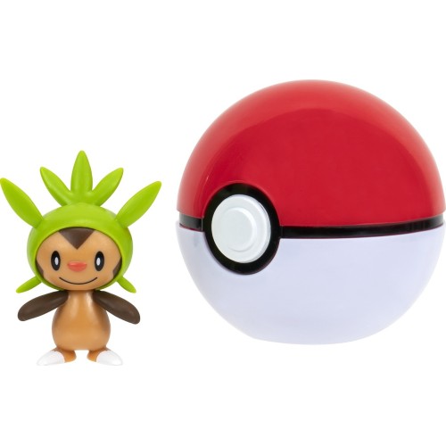 Jazwares Pokemon Poke Ball Clip N Go Με Φιγούρα W14 - Chespin K Poke Ball JW095057-W14 / 6 191726482871