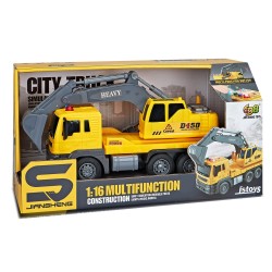 Toys-shop Choice 1:16 Φορτηγό Εκσκαφέας Με Φωτα Και Ήχους JA108646 6990323086468