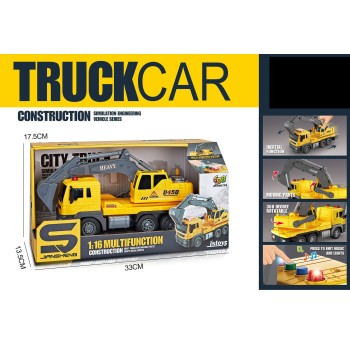 Toys-shop Choice 1:16 Excavator Truck With Lights And Sounds JA108646 6990323086468