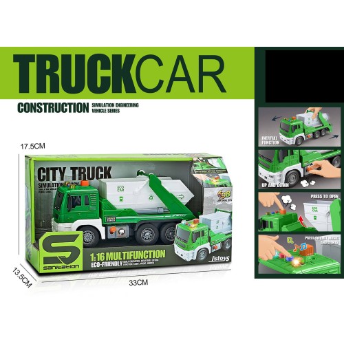 Toys-shop Choice Οχημα Ανακύκλωσης 1:16 Με Φώτα Και Ήχο JA108657 6990323086574