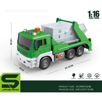 Toys-shop Choice Οχημα Ανακύκλωσης 1:16 Με Φώτα Και Ήχο JA108657 6990323086574