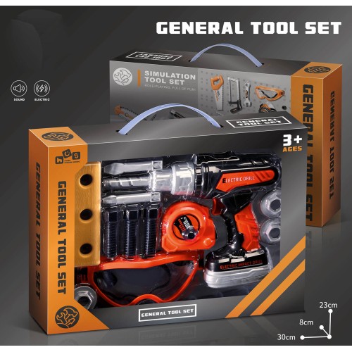 Toys-shop Choice Ηλεκτρικό Κατσαβίδι Μπαταρίας Με Αξεσουάρ JU088183 6990323881834