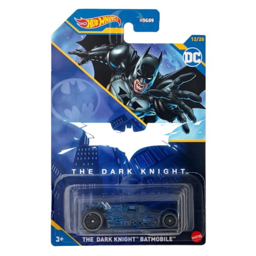 Mattel Hot Wheels Cars - Movies - Batman DC The Dark Knigth Batmobile HDG89 / HLK66 194735113842