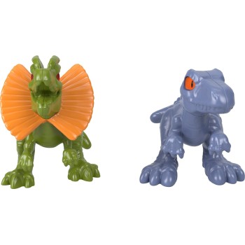 Mattel Imaginext - Jurassic World Baby Dinosaur Giga And Dilophosaurus HJP09 / HML74 194735130924