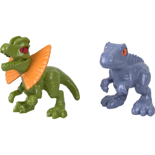 Mattel Imaginext - Jurassic World Baby Dinosaur Giga And Dilophosaurus HJP09 / HML74 194735130924