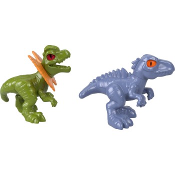 Mattel Imaginext - Jurassic World Baby Dinosaur Giga And Dilophosaurus HJP09 / HML74 194735130924