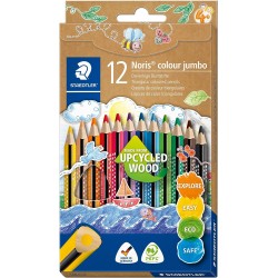 STAEDTLER Μολύβια Noris Jumbo Τριγωνικά Χρωματιστά Μολύβια 12Τμχ ST188C12 4007817091630