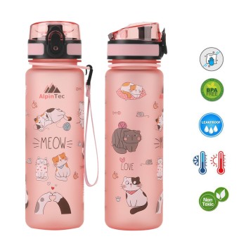 AlpinTec Alpinpro Παγούρι KIDS 500Ml Flamingo Meow F-500FL-CT 4891321282468