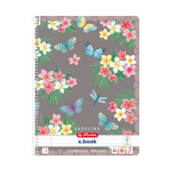 herlitz Notebook Spiral Ladylike A4 80 Sheets 50044245 4008110366012