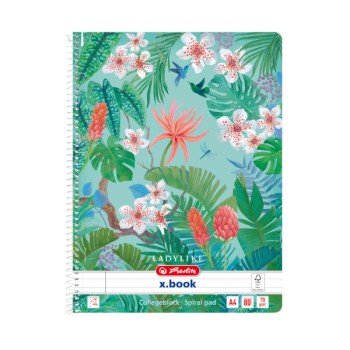 herlitz Τετράδιο Σπιραλ Ladylike A4 80 Φύλλων 50044245 4008110366012