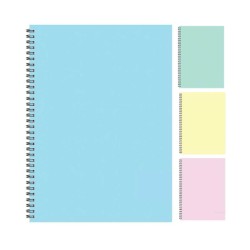 Pelikan Τετράδιο Σπιράλ Prime Pastelpres Α4 4 Θεμάτων 120Φ - 4 Χρώματα 1681720 5201680001720