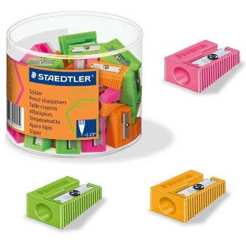 STAEDTLER Neon Sharpener In Various Colors – 1Pc  218.51050FKP60 4007817010587