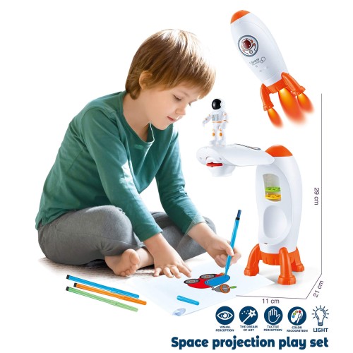 Toys-shop Choice Προτζέκτορας Ζωγραφικής Πύραυλος JK143396 6990323433965