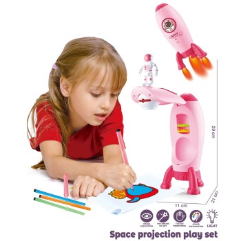 Toys-shop Choice Προτζέκτορας Ζωγραφικής Πύραυλος JK143398 6990323433989