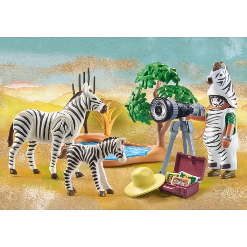 Playmobil Wiltopia - Φωτογραφίζοντας Τις Ζέβρες 71295 4008789712950