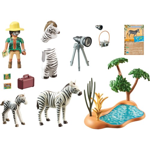 Playmobil Wiltopia - Φωτογραφίζοντας Τις Ζέβρες 71295 4008789712950
