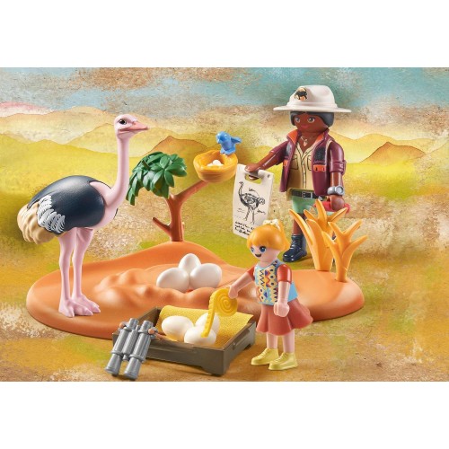 Playmobil Wiltopia - Φροντίζοντας Τη Στρουθοκάμηλο 71296 4008789712967