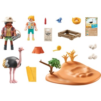 Playmobil Wiltopia - Φροντίζοντας Τη Στρουθοκάμηλο 71296 4008789712967