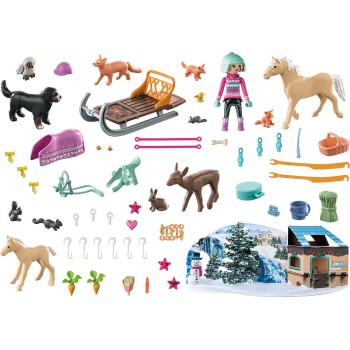 Xmas Playmobil Advent Calendar - Christmas Sleigh Ride 71345 4008789713452