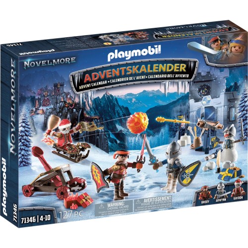Xmas Playmobil Advent Calendar Novelmore - Battle In The Snow 71346 4008789713469