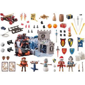 Xmas Playmobil Advent Calendar Novelmore - Battle In The Snow 71346 4008789713469