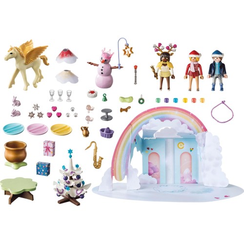 Xmas Playmobil Advent Calendar Christmas Under The Rainbow 71348 4008789713483