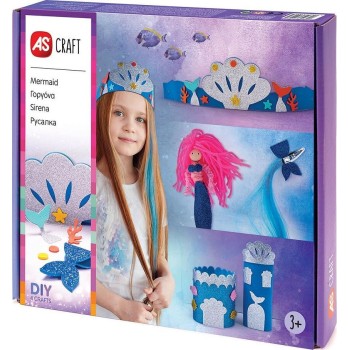 As company Craft Γοργόνα Παιχνίδι Με 4 Χειροτεχνίες DIY Για 3+ Χρονών 1038-31003 5203068310035