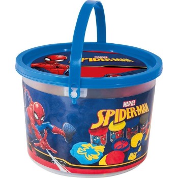 As company Πλαστελίνη Marvel Spiderman Κουβαδάκι Με 4 Βαζάκια Και 8 Εργαλεία 200G 3+ Χρονών 1045-03603 5203068036034