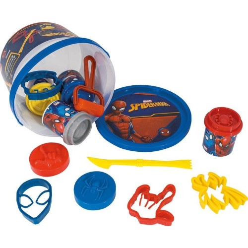 As company Πλαστελίνη Marvel Spiderman Κουβαδάκι Με 4 Βαζάκια Και 8 Εργαλεία 200G 3+ Χρονών 1045-03603 5203068036034