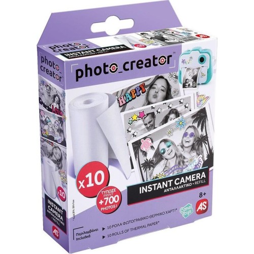 As company 10 Rolls Photo Paper Photo Creator Instant Camera 1863-70605 3555801706059