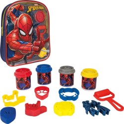As company Plasticine Marvel Spiderman Back Bag With 4 Jars - Lids And 5 Tools 200Gr 1045-03601 5203068036010
