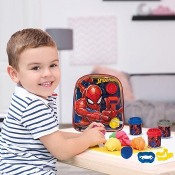 As company Plasticine Marvel Spiderman Back Bag With 4 Jars - Lids And 5 Tools 200Gr 1045-03601 5203068036010
