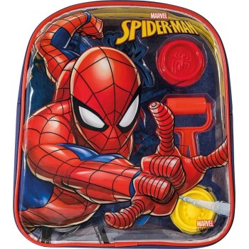 As company Πλαστελίνη Marvel Spiderman Τσάντα Πλάτης Με 4 Βαζάκια - Καπάκια Καλουπάκια Και 5 Εργαλεία 200Gr 1045-03601 520306803