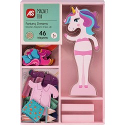 As company Magnet Box Fantasy Dreams Dress-Up 46 Εκπαιδευτικοί Ξύλινοι Μαγνήτες Για 3+ Χρονών 1029-64059 5203068640590