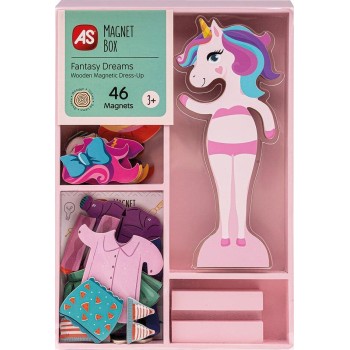 As company Magnet Box Fantasy Dreams Dress-Up 46 Εκπαιδευτικοί Ξύλινοι Μαγνήτες Για 3+ Χρονών 1029-64059 5203068640590