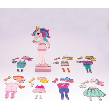 As company Magnet Box Fantasy Dreams Dress-Up 46 Εκπαιδευτικοί Ξύλινοι Μαγνήτες Για 3+ Χρονών 1029-64059 5203068640590
