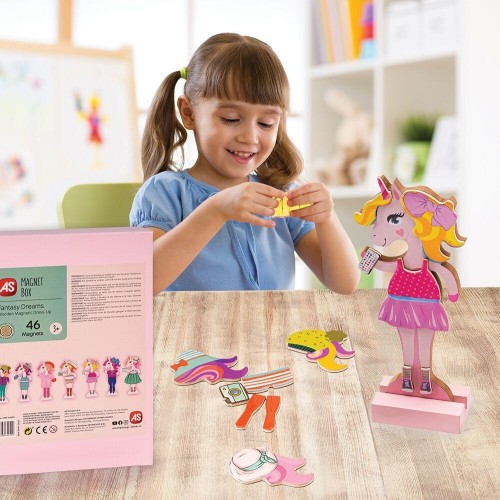 As company Magnet Box Fantasy Dreams Dress-Up 46 Εκπαιδευτικοί Ξύλινοι Μαγνήτες Για 3+ Χρονών 1029-64059 5203068640590